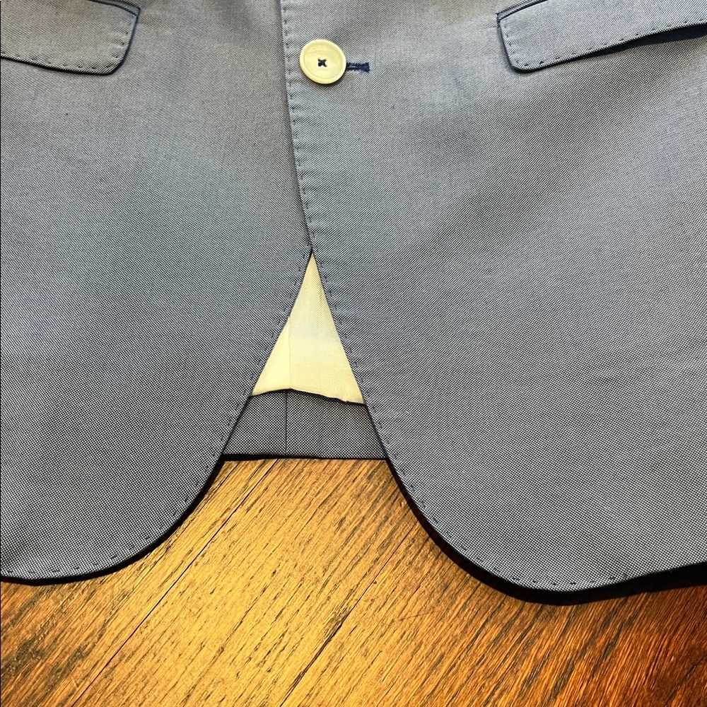 Men’s Zara Blazer Blue Size US 38 - Picture 4 of 10